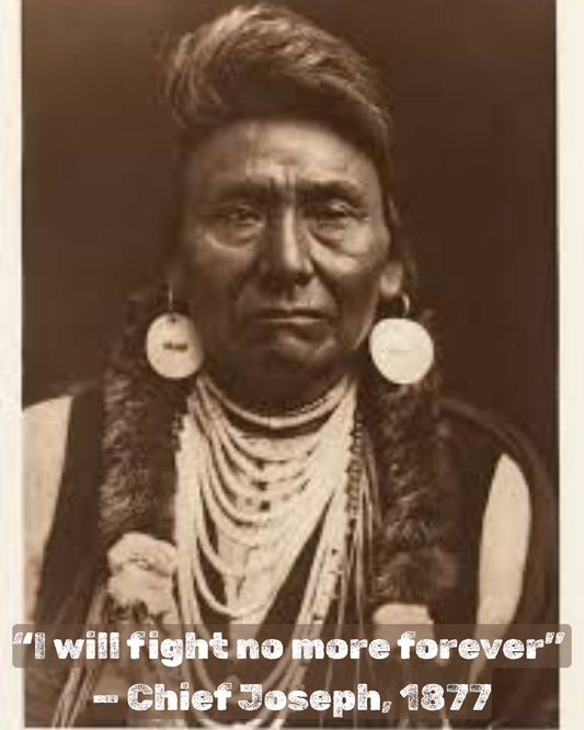 CHIEF JOSEPH: THE MAN WHO WALKED WITH HONOR, EVEN IN DEFEAT