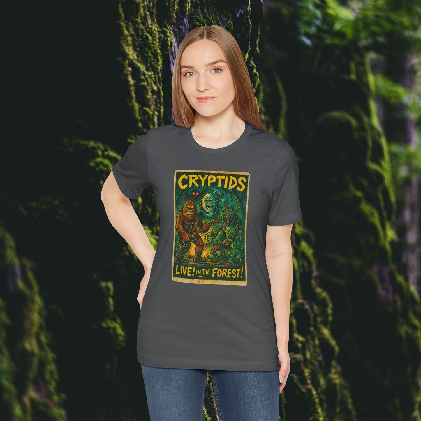 CRYPTIDS LIVE! IN THE FOREST! TEE