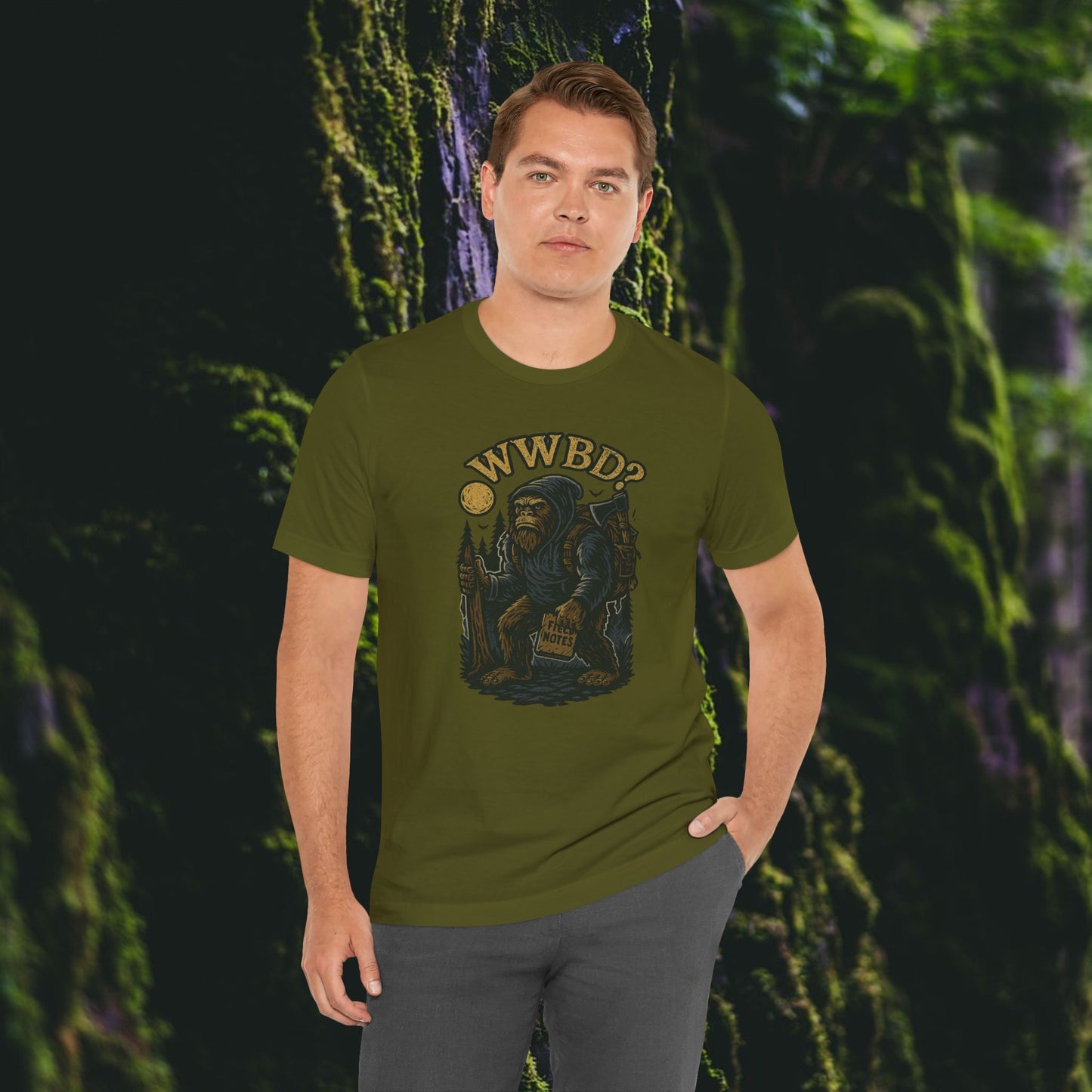 WWBD–What Would Bigfoot Do? Unisex T-Shirt