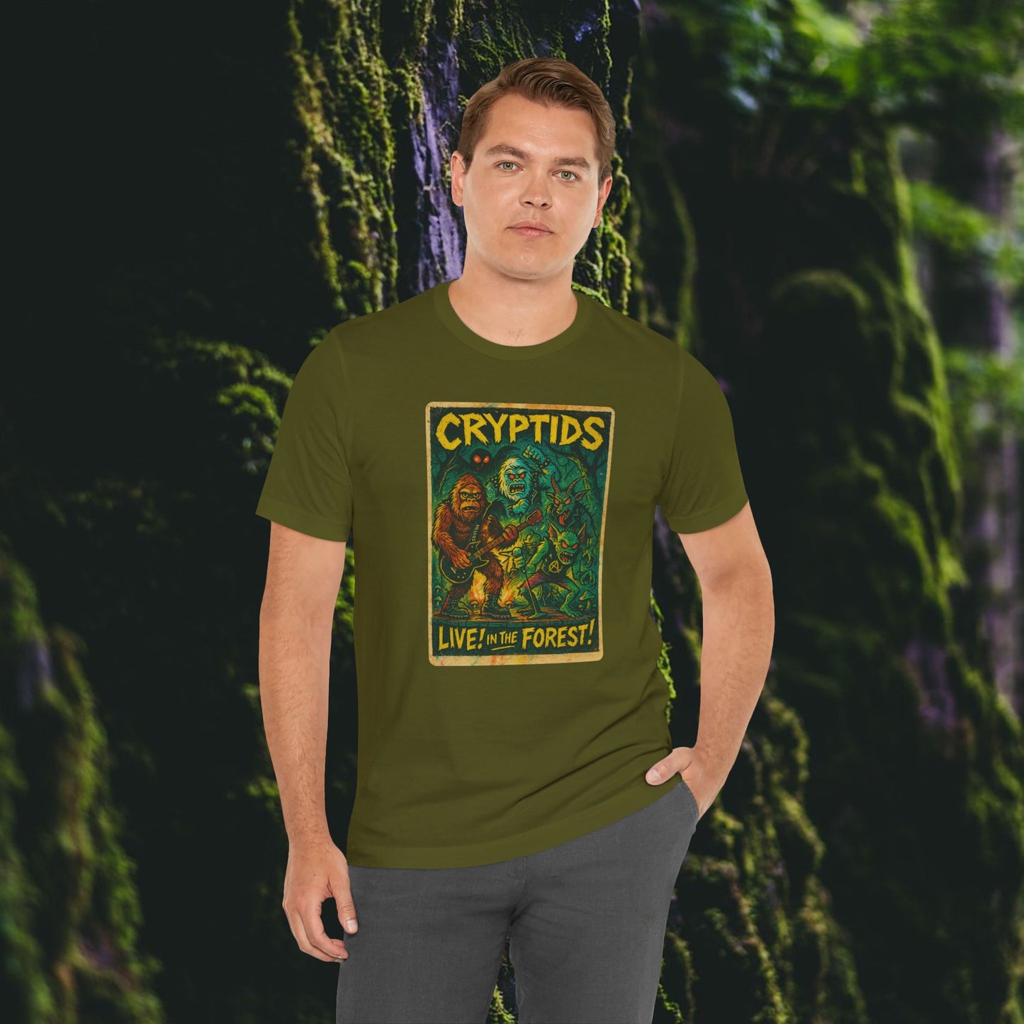 CRYPTIDS LIVE! IN THE FOREST! TEE