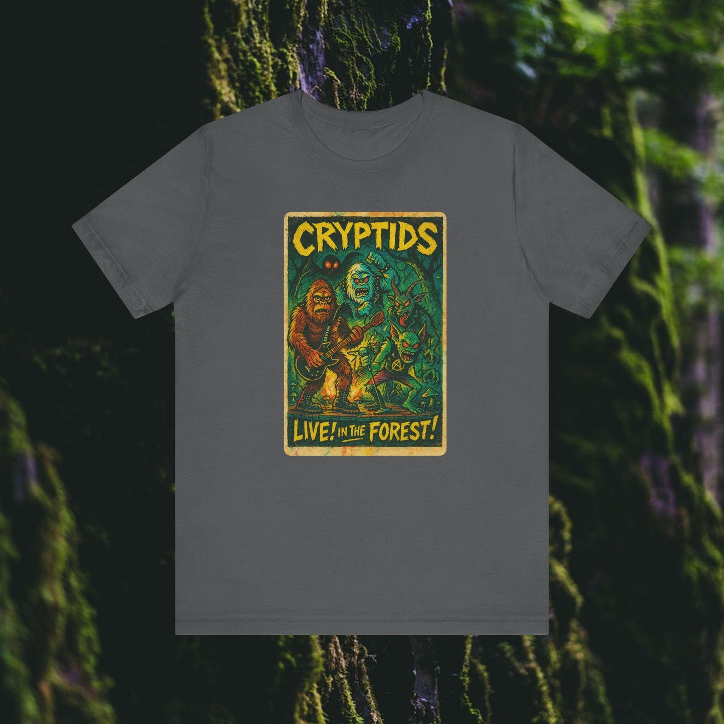CRYPTIDS LIVE! IN THE FOREST! TEE