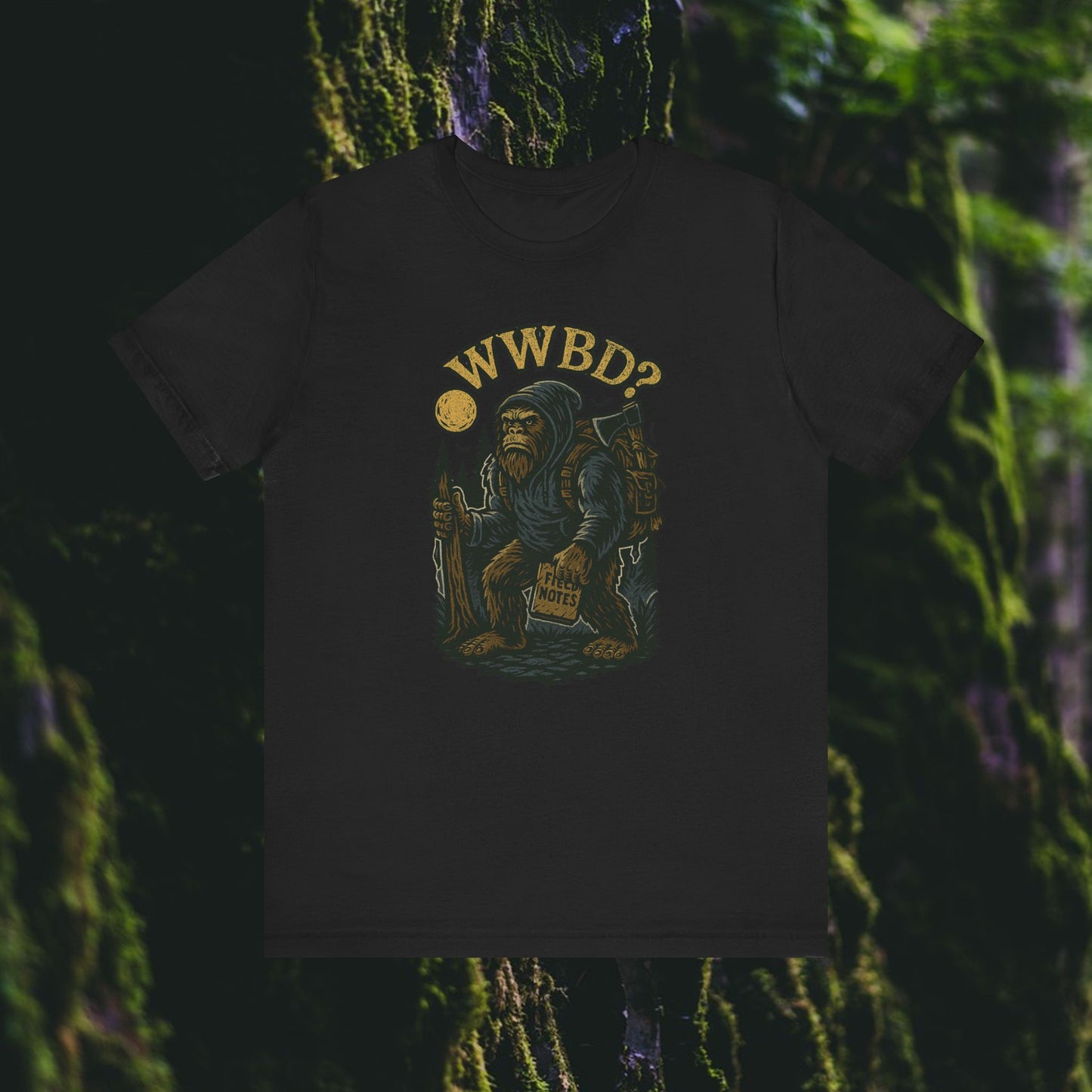 WWBD–What Would Bigfoot Do? Unisex T-Shirt