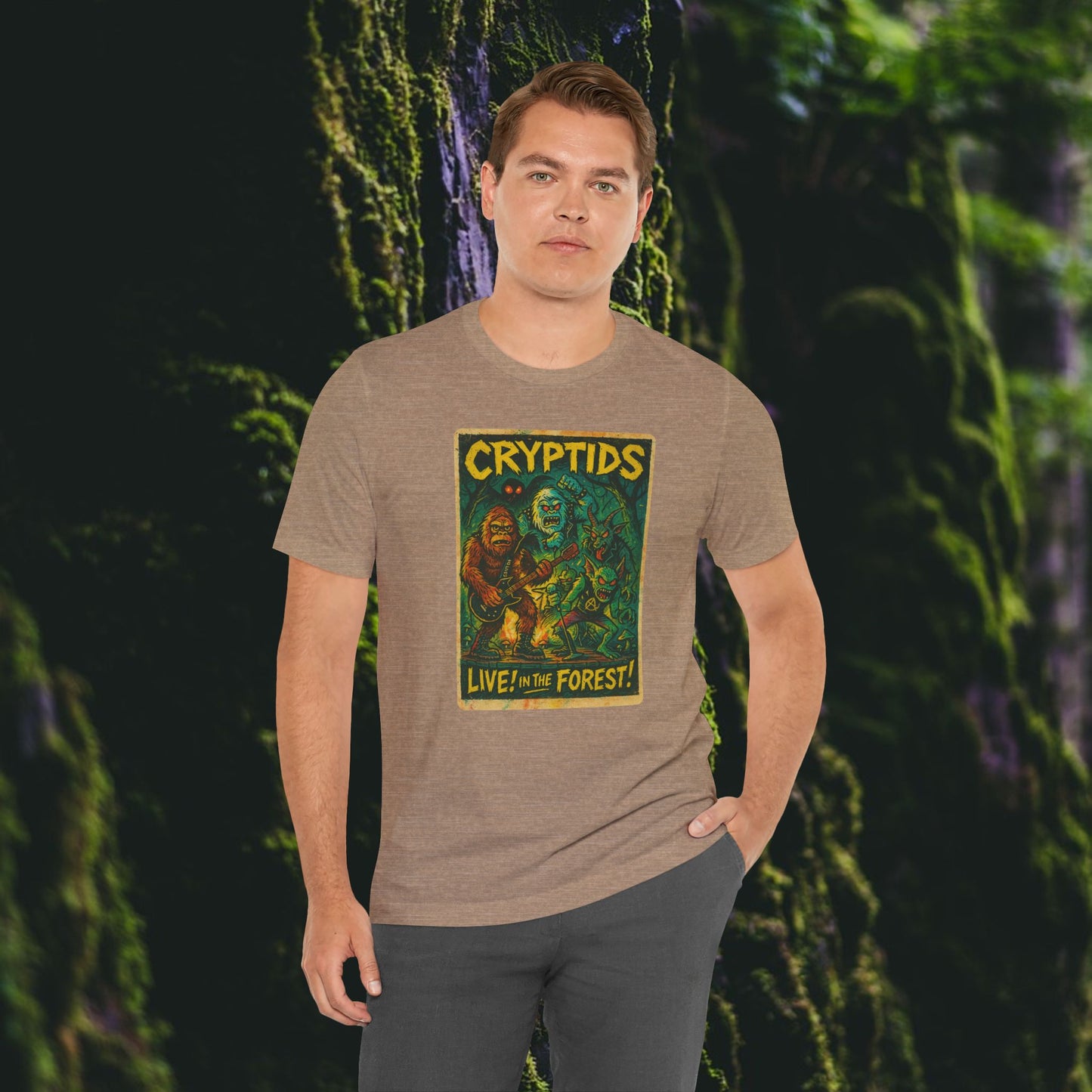 CRYPTIDS LIVE! IN THE FOREST! TEE