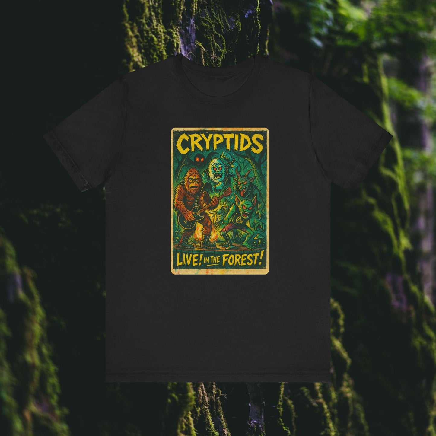 CRYPTIDS LIVE! IN THE FOREST! TEE