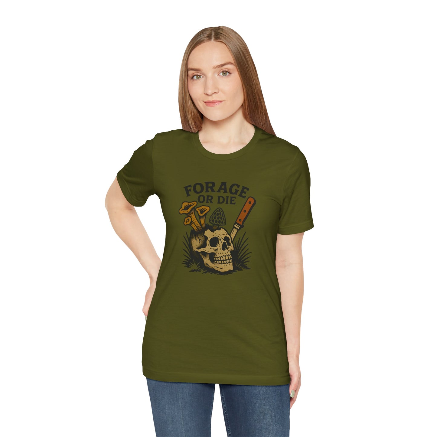 Forage or Die — Mushroom Hunter Tee