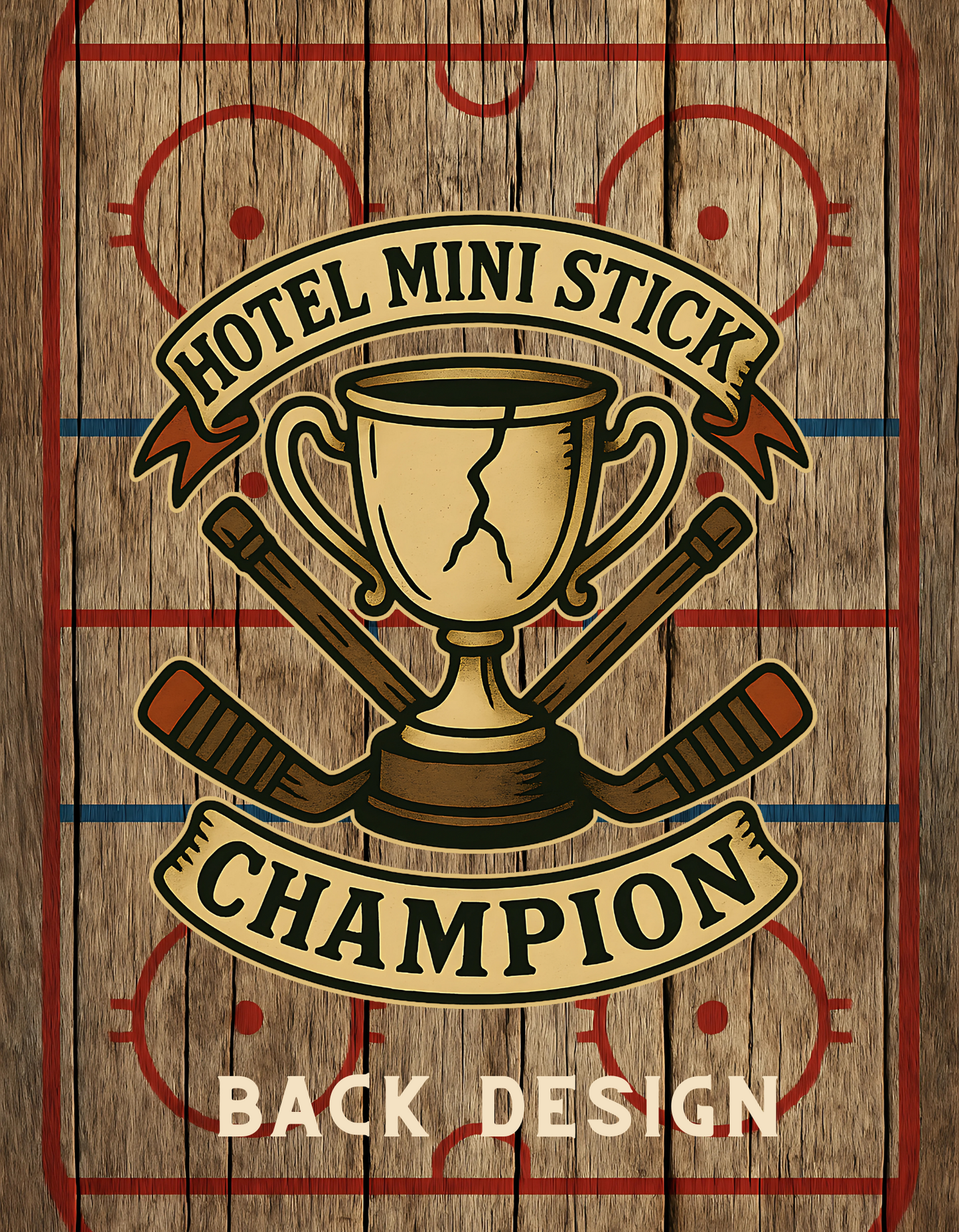 “Hotel Mini Stick Champion” Adult Tee