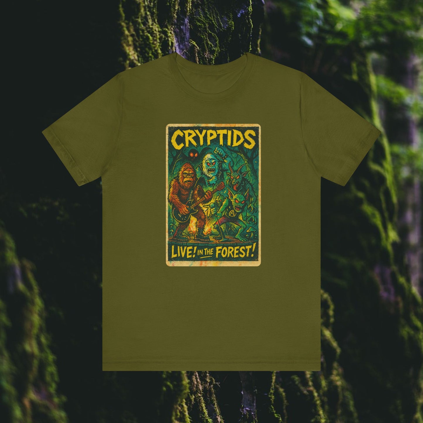 CRYPTIDS LIVE! IN THE FOREST! TEE