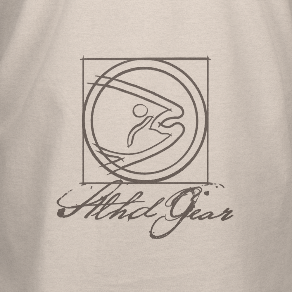 The STLHD Men’s Anatomy T-Shirt by STLHD GEAR features a unique sketch-style design on light fabric—ideal for fans of distinctive fishing t-shirt art.