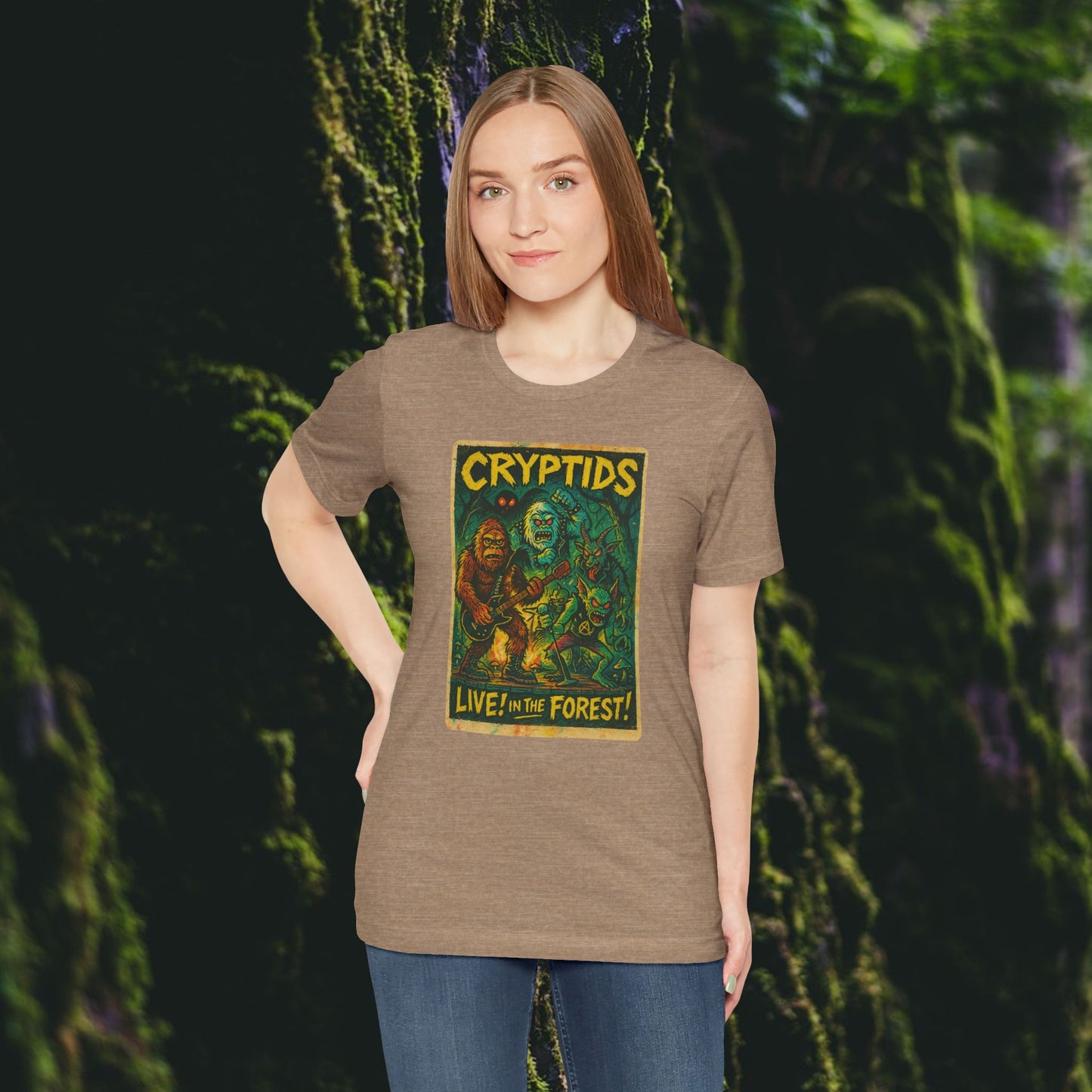CRYPTIDS LIVE! IN THE FOREST! TEE