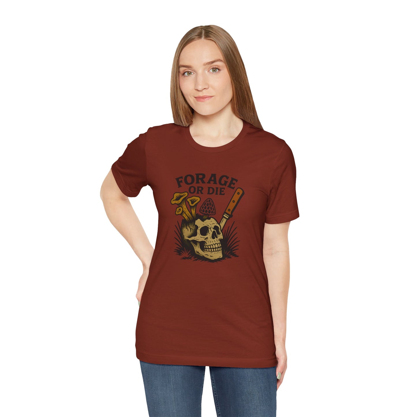 Forage or Die — Mushroom Hunter Tee