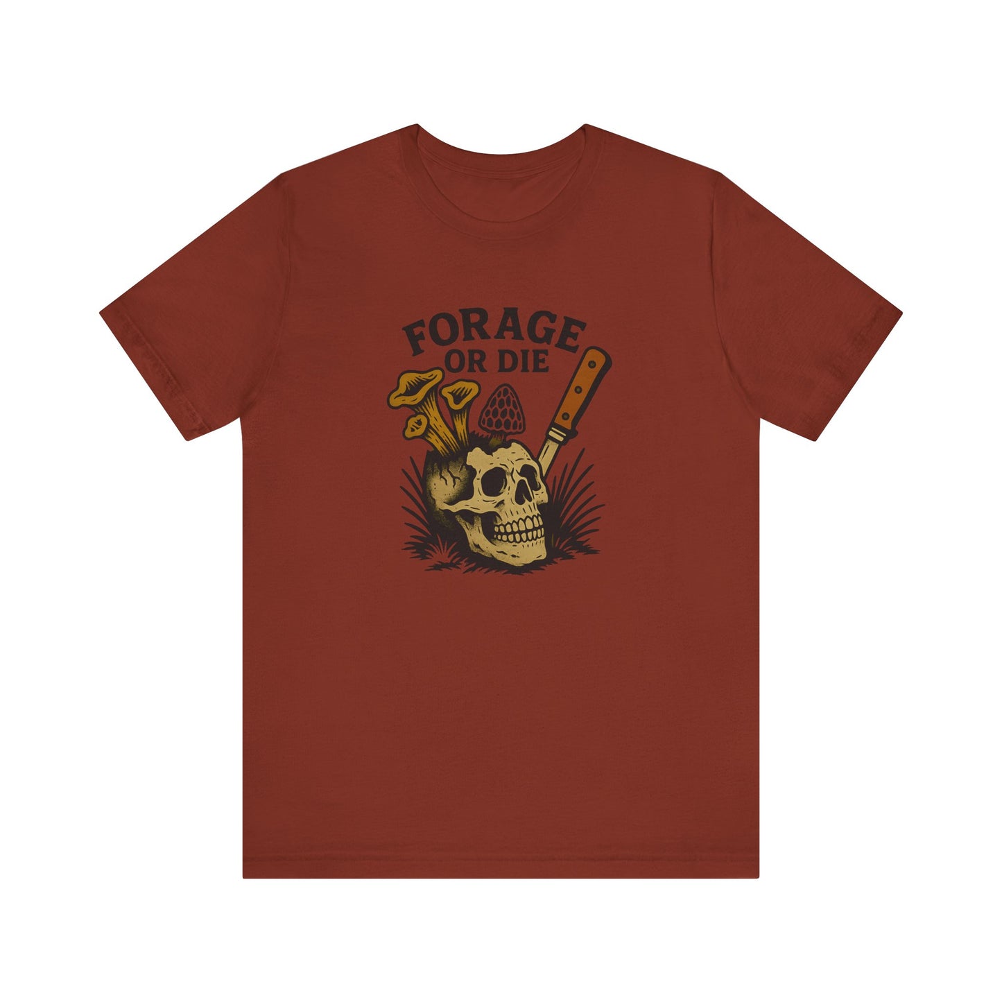 Forage or Die — Mushroom Hunter Tee