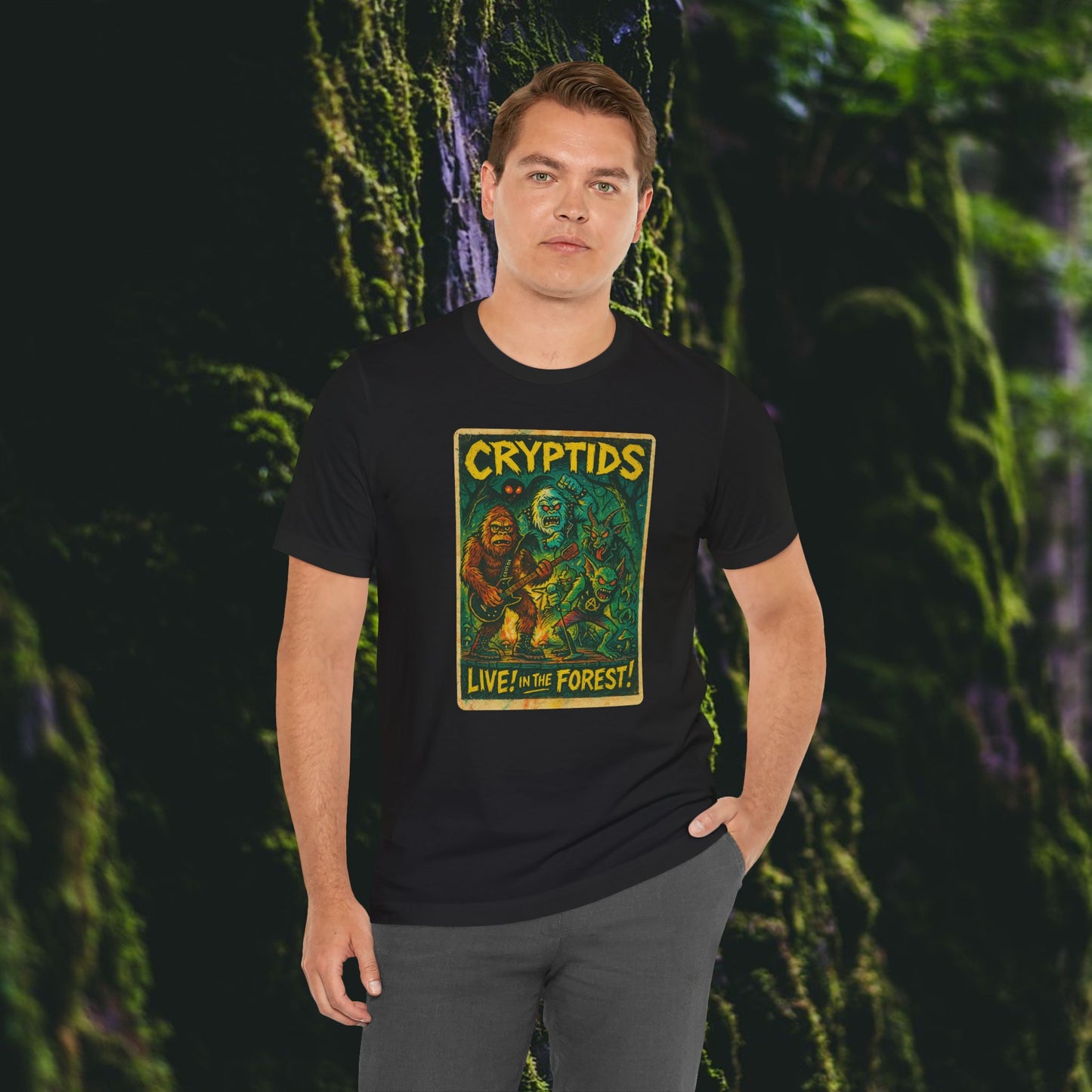CRYPTIDS LIVE! IN THE FOREST! TEE