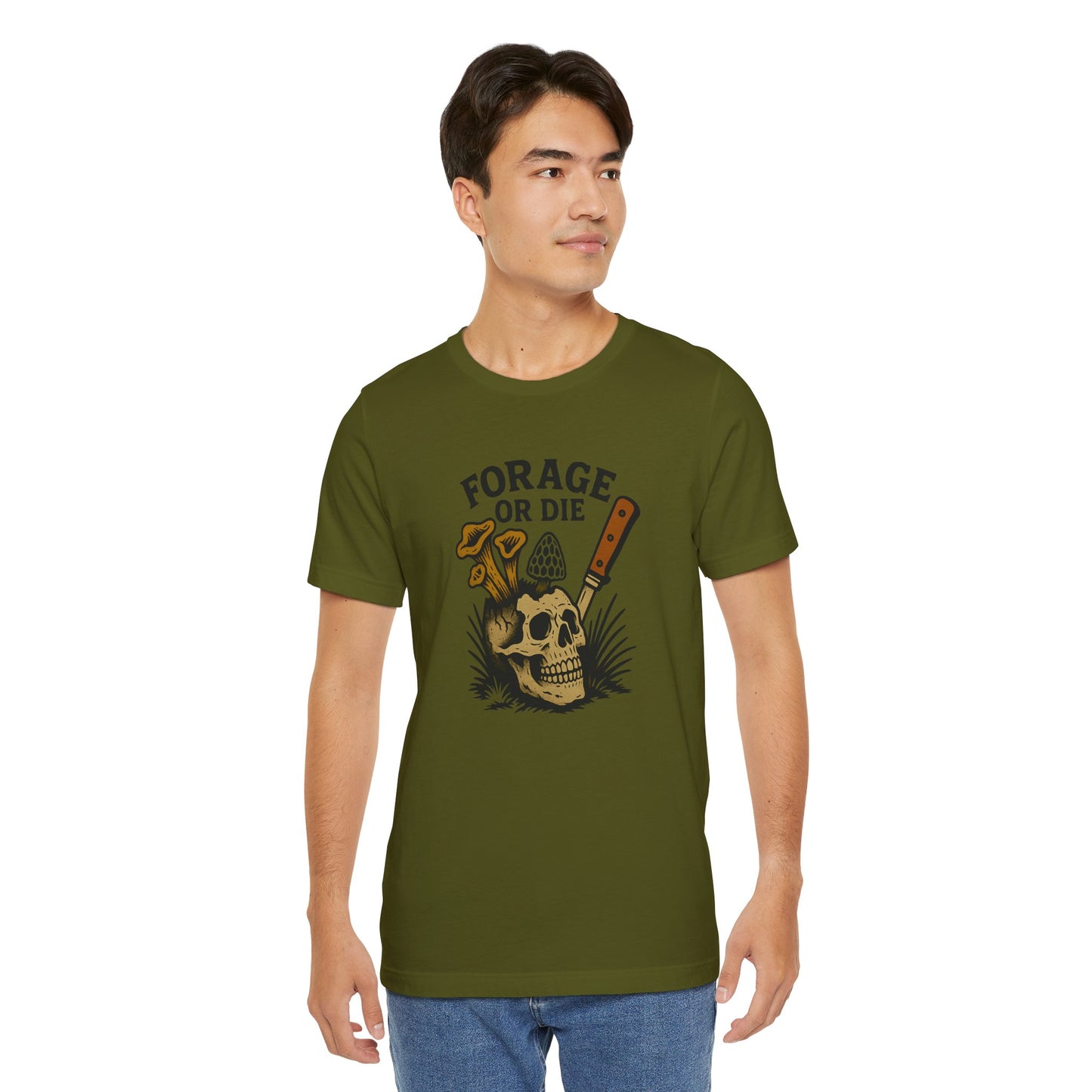 Forage or Die — Mushroom Hunter Tee