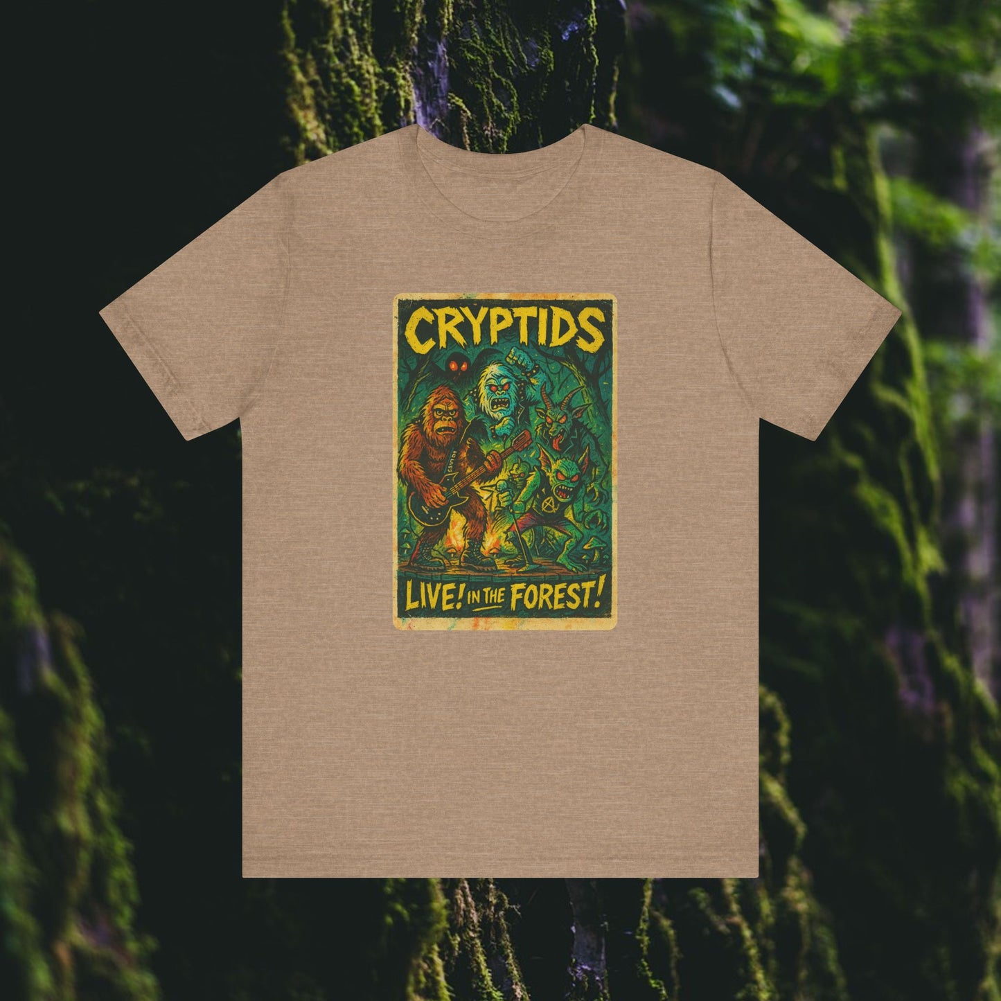 CRYPTIDS LIVE! IN THE FOREST! TEE