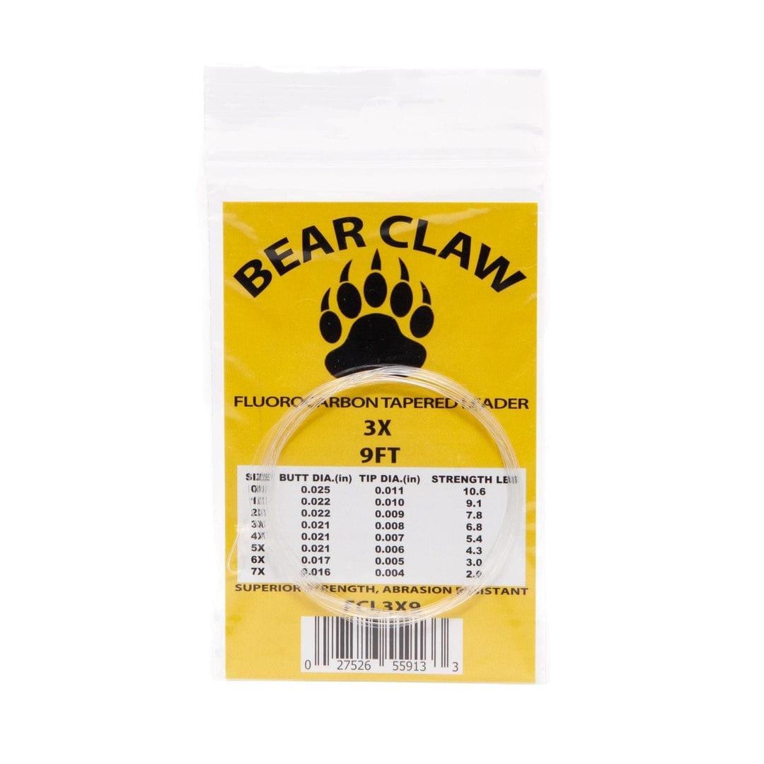 A Jackson Hole Fly Company Missouri River Rod Combo Kit – 86 5WT for dry fly and nymph fishing, shown on a yellow background with a bear paw print logo and chart highlighting line diameters and strength.